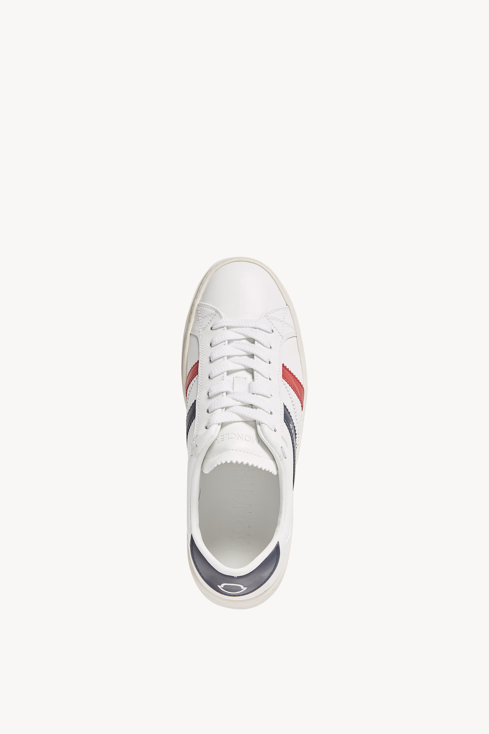 Sneakers Monaco M en cuir Femmes Blanc Optique Moncler 5